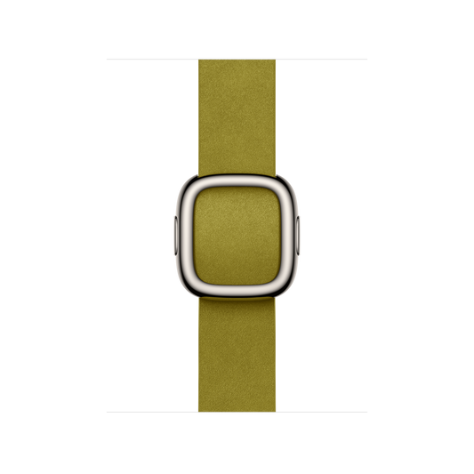 Apple Watch 38/40/41/42mm zelenožlutý řemínek s moderní přezkou – střední - iSTYLE CZ