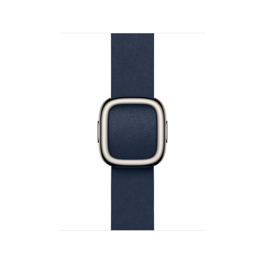 Apple Watch 38/40/41/42mm temně modrý řemínek s moderní přezkou – střední - iSTYLE CZ