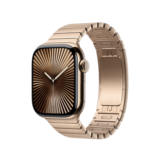 Apple Watch 38/40/41/42mm zlatý článkový tah - iSTYLE CZ