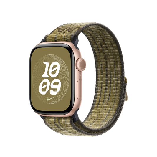 Apple Watch 38/40/41/42mm zeleno-šedý provlékací sportovní řemínek Nike - iSTYLE CZ