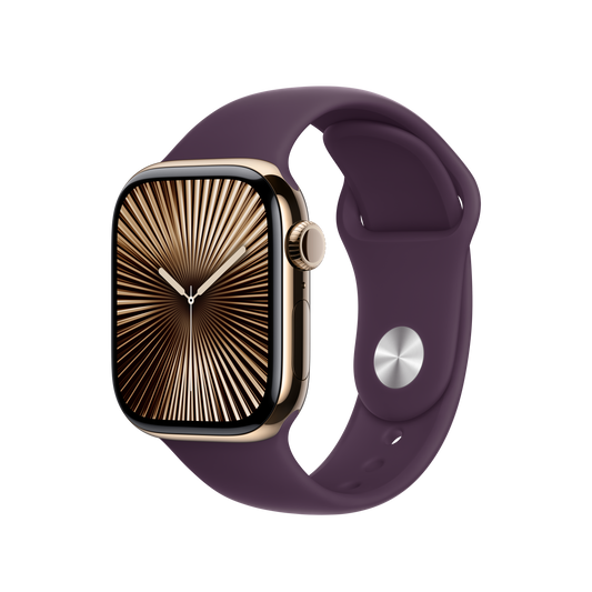 Apple Watch 38/40/41/42mm švestkový sportovní řemínek – M/L - iSTYLE CZ