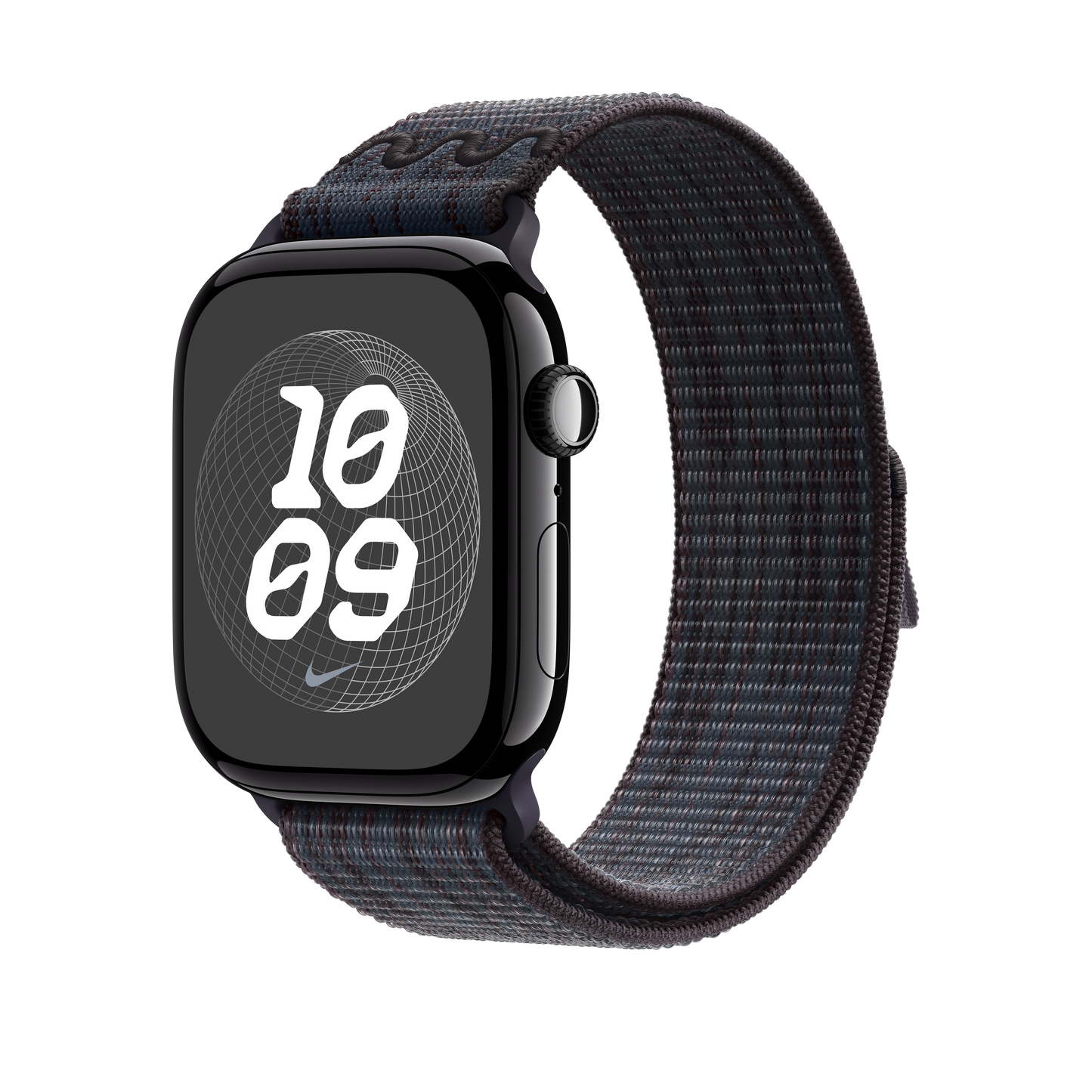 Apple Watch 44/45/46/49mm černo-modrý provlékací sportovní řemínek Nike - iSTYLE CZ