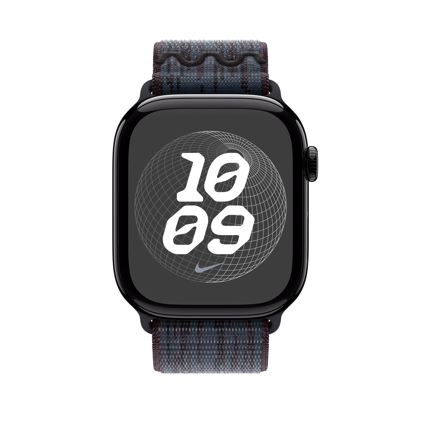 Apple Watch 44/45/46/49mm černo-modrý provlékací sportovní řemínek Nike - iSTYLE CZ