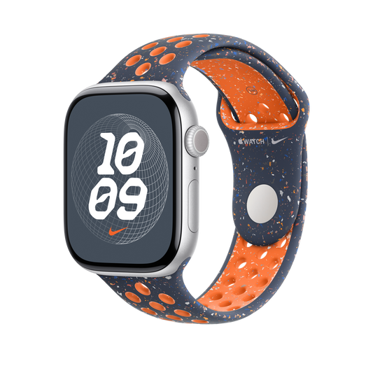 Apple Watch 44/45/46/49mm Blue Flame sportovní řemínek Nike - M/L - iSTYLE CZ