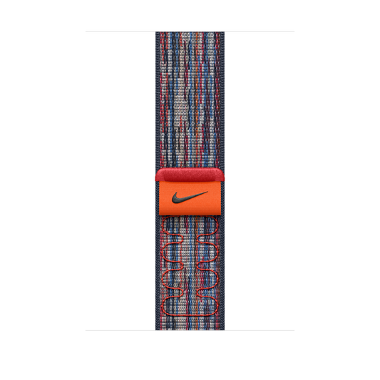 Apple Watch 44/45/46/49mm modro-červený provlékací sportovní řemínek Nike - iSTYLE CZ