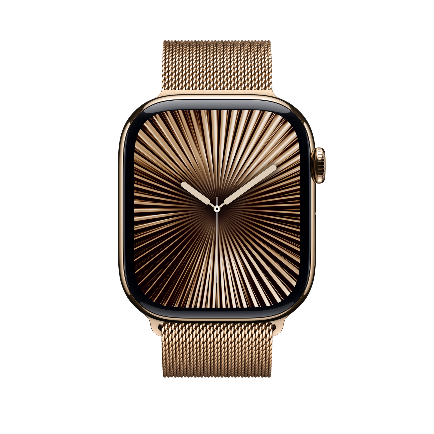 Apple Watch 44/45/46/49mm zlatý milánský tah – S/M - iSTYLE CZ