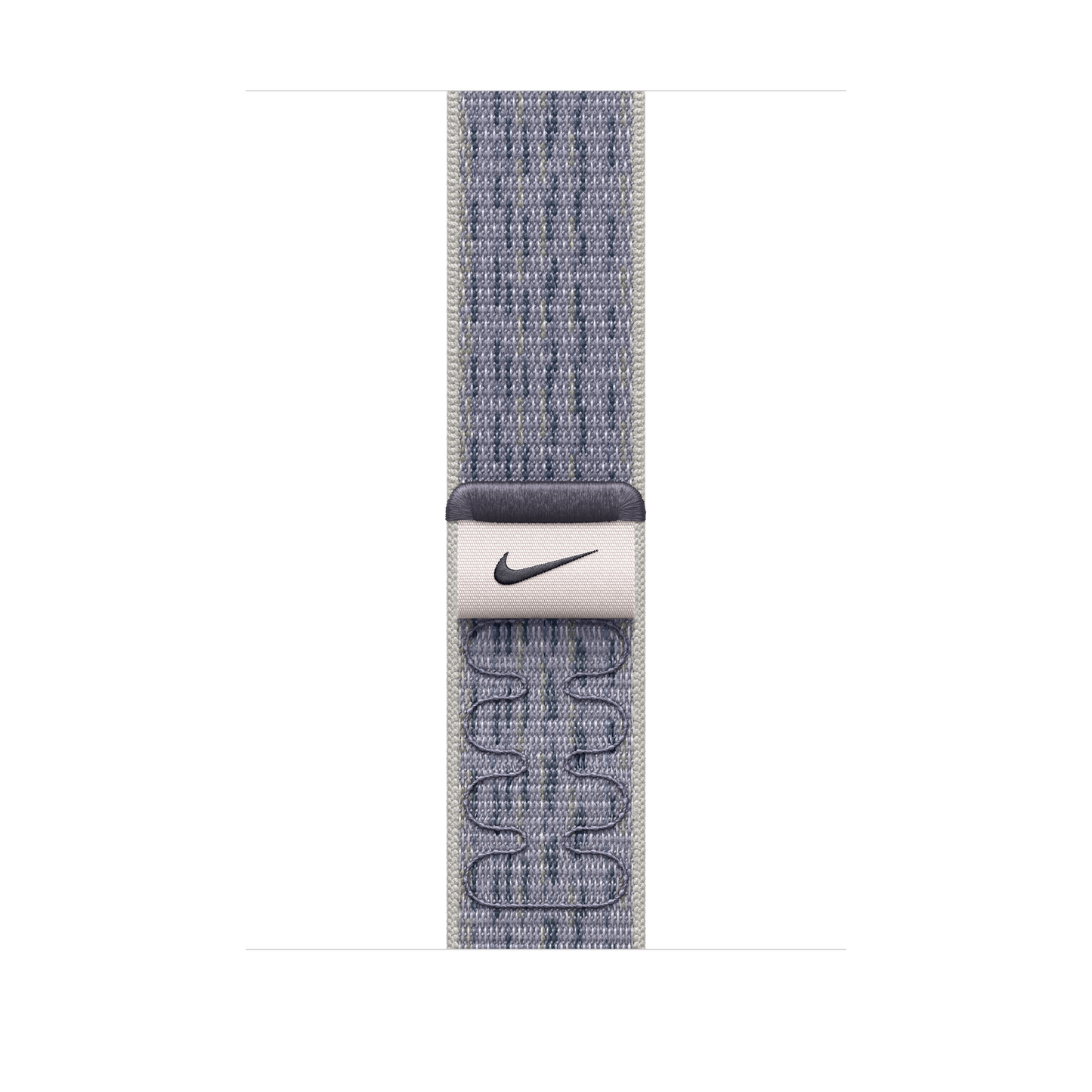 Apple Watch 44/45/46/49mm šedo-modrý provlékací sportovní řemínek Nike - iSTYLE CZ