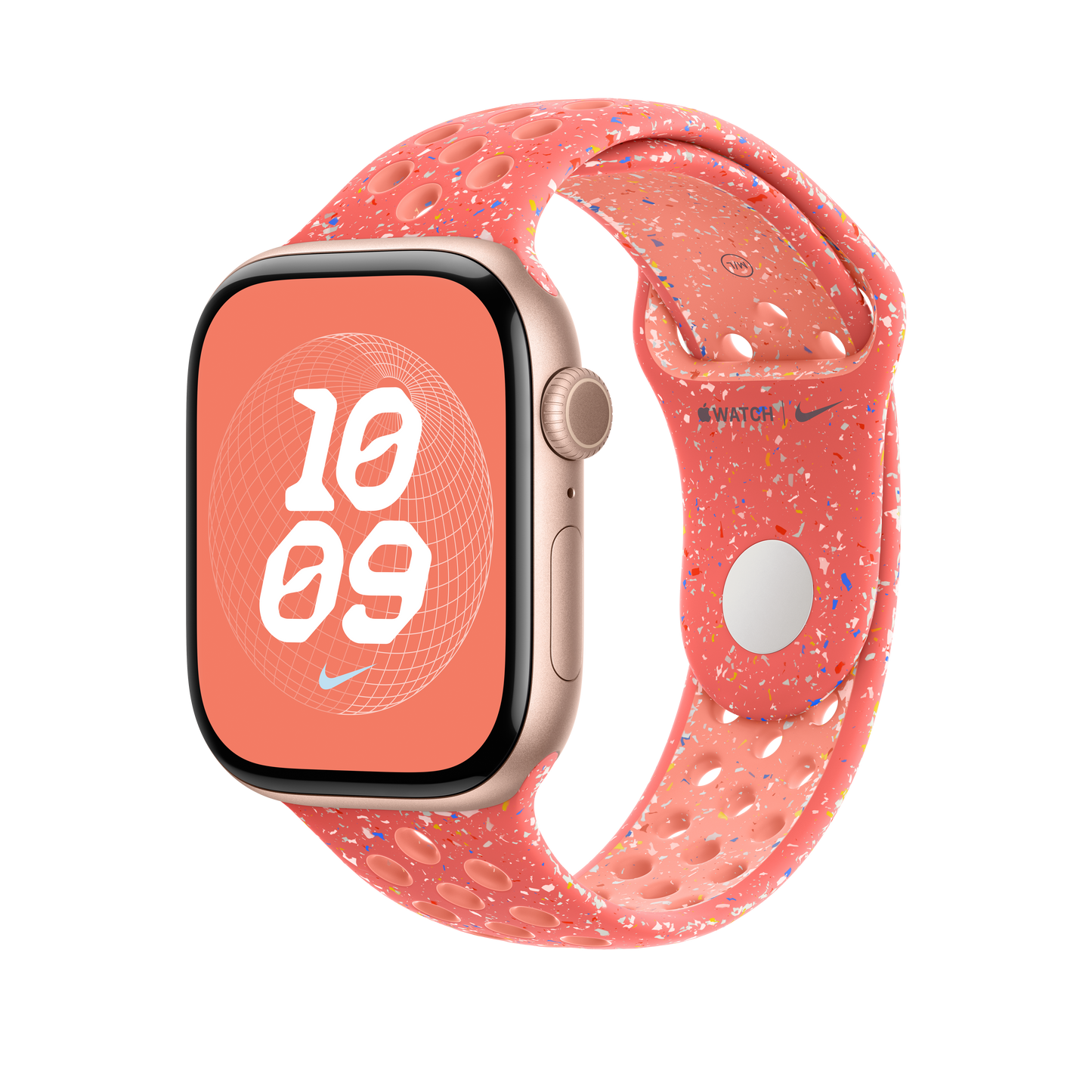Apple Watch 44/45/46/49mm žhavě oranžový sportovní řemínek Nike - M/L - iSTYLE CZ
