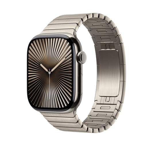 Apple Watch 44/45/46/49mm přírodní článkový tah - iSTYLE CZ