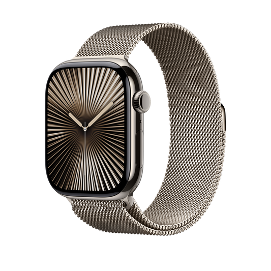 Apple Watch 44/45/46/49mm přírodní milánský tah – S/M - iSTYLE CZ
