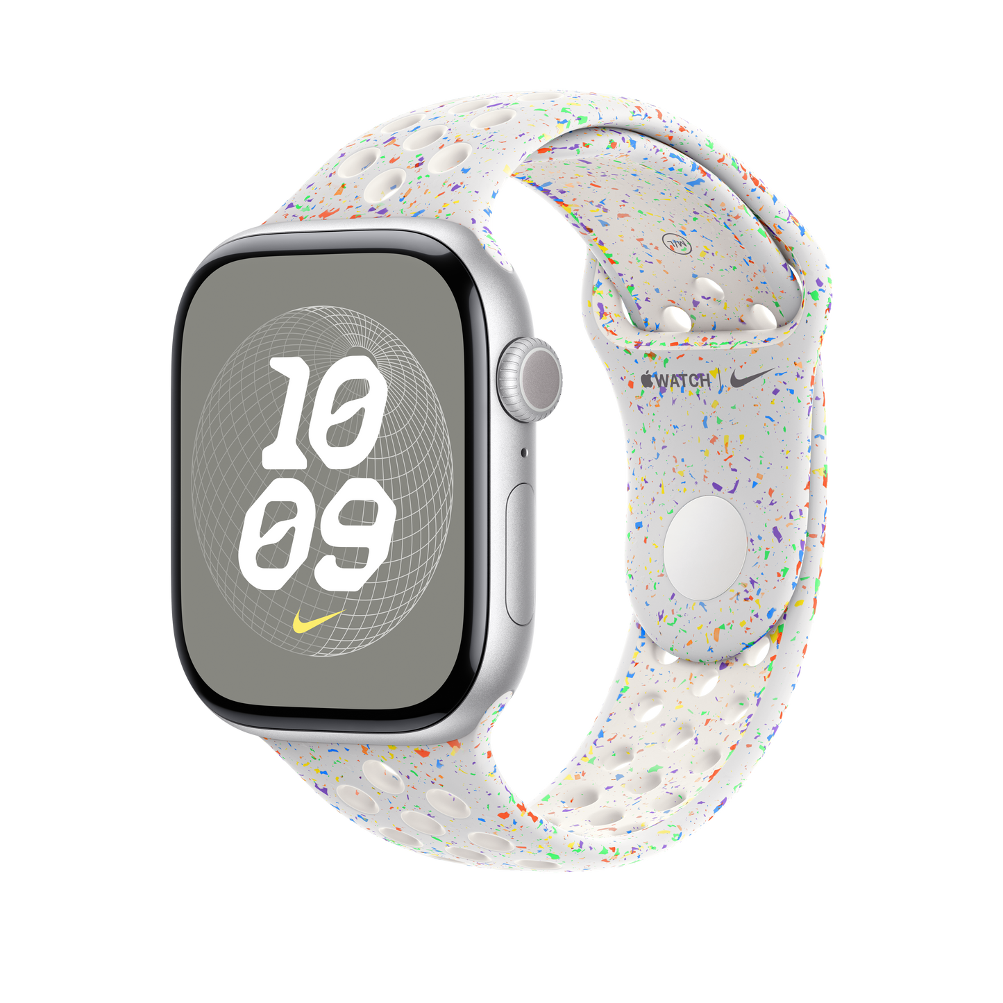 Apple Watch 44/45/46/49mm platinový sportovní řemínek Nike - M/L - iSTYLE CZ