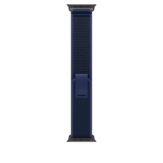 Apple Watch 44/45/46/49mm modrý Trailový tah - S/M – provedení z černého titanu - iSTYLE CZ
