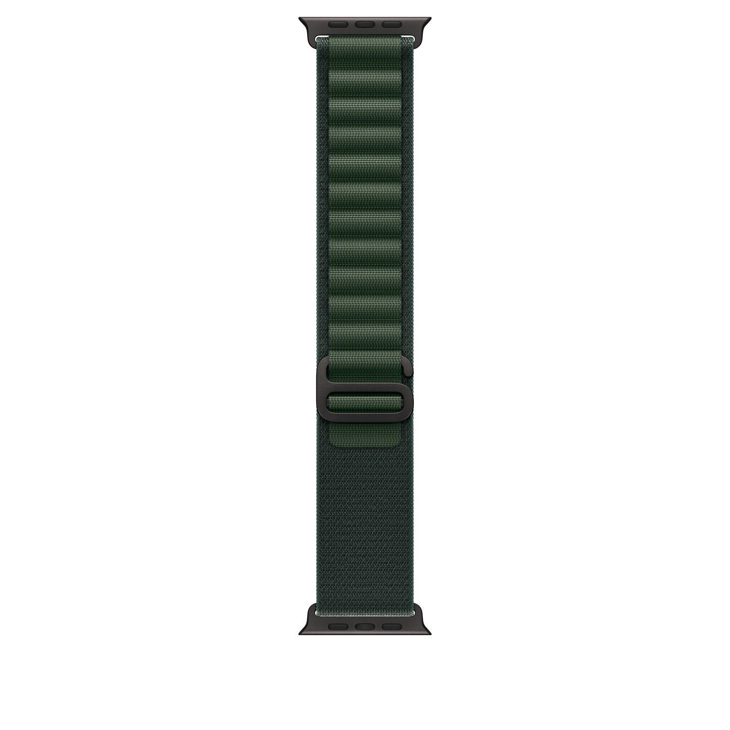 Apple Watch 44/45/46/49mm tmavě zelený Alpský tah – velký – provedení z černého titanu - iSTYLE CZ