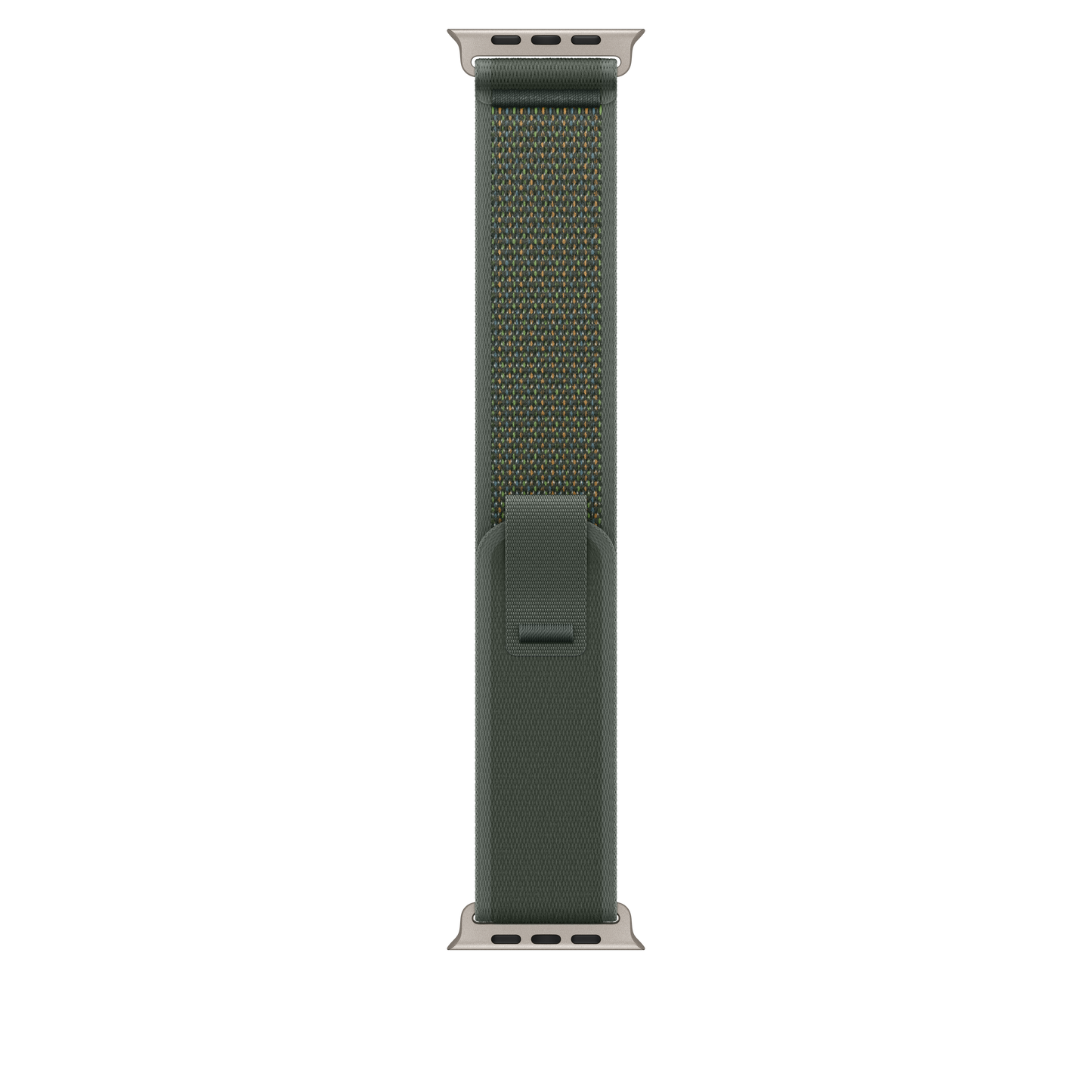 Apple Watch 44/45/46/49mm zelený Trailový tah – M/L – provedení z přírodního titanu - iSTYLE CZ