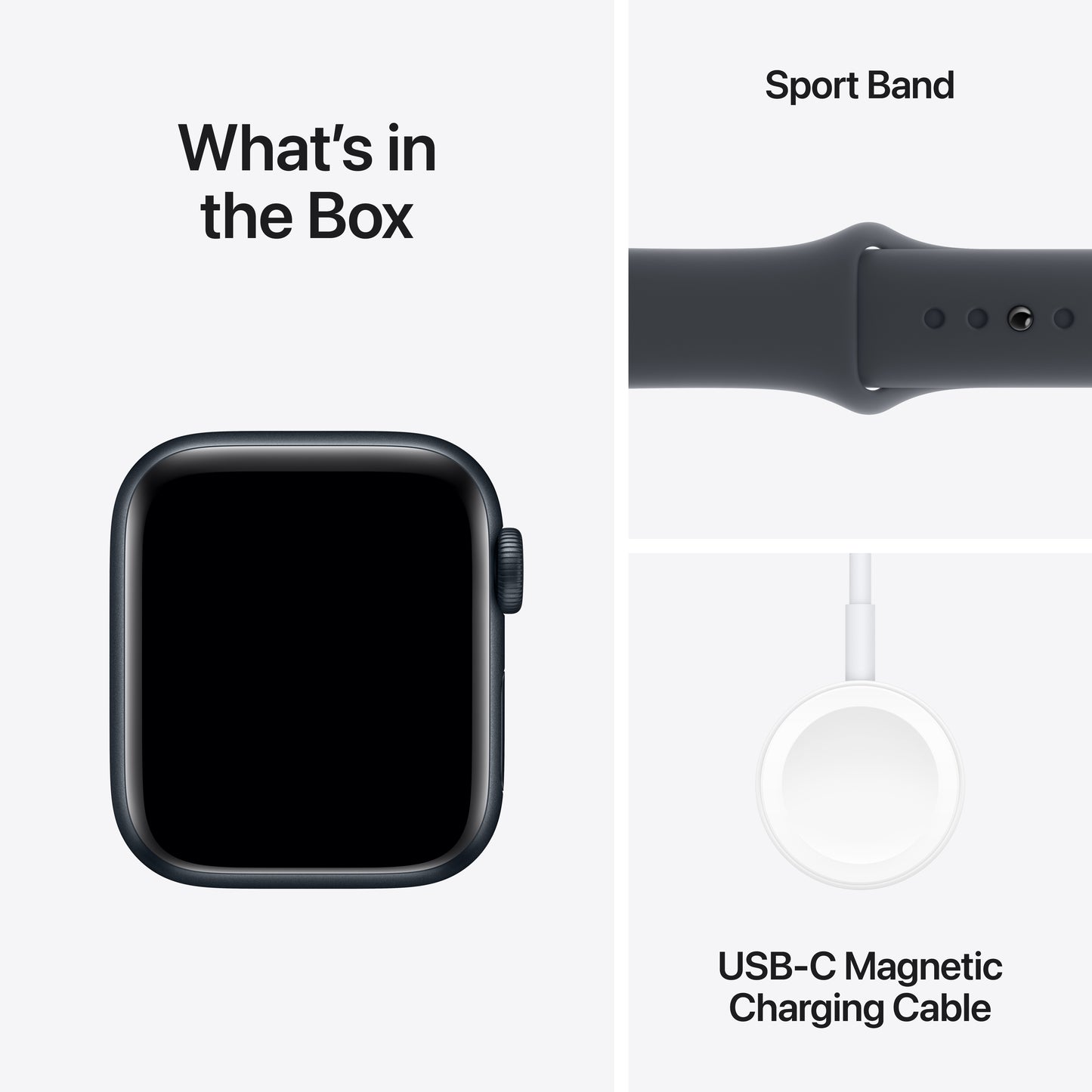 Apple Watch SE GPS 40mm temně ikoustové hliníkové pouzdro s temně inkoustovým sportovním řemínkem - M/L - iSTYLE CZ