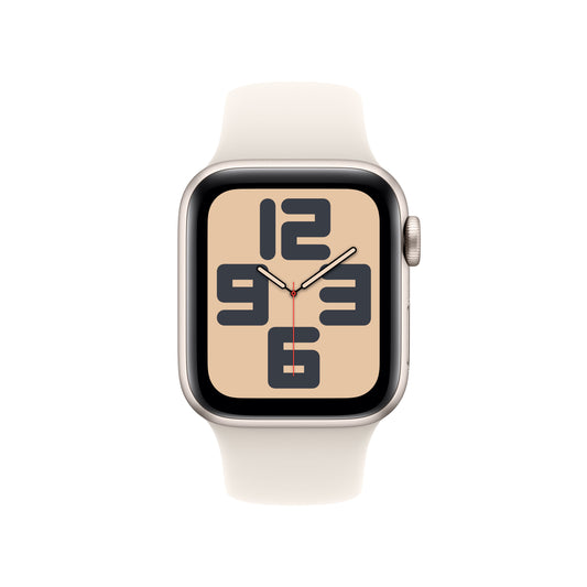 Apple Watch SE GPS + Cellular 40mm hvězdně bílé hliníkové pouzdro s hvězdně bílým sportovním řemínkem - M/L - iSTYLE CZ