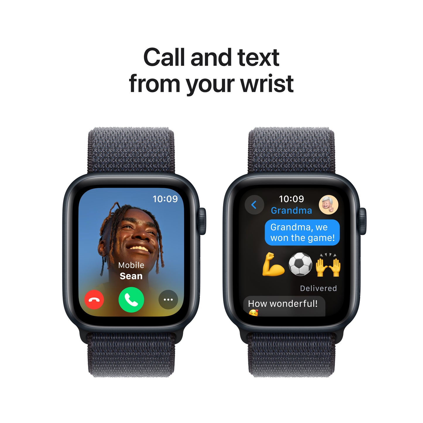 Apple Watch SE GPS 44mm temně ikoustové hliníkové pouzdro s inkoustově fialovým provlékacím sportovním řemínkem (otevřený) - iSTYLE CZ