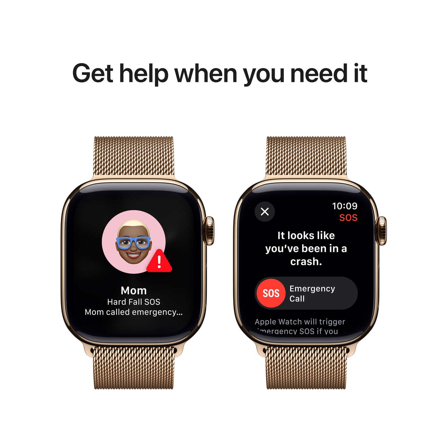 Apple Watch Series 10 GPS + Cellular 42mm zlaté titanové pouzdro se zlatým milánským tahem - iSTYLE CZ