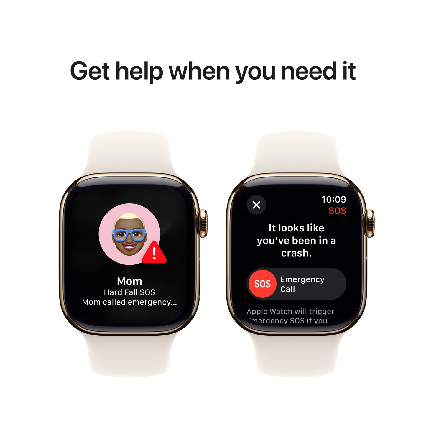 Apple Watch Series 10 GPS + Cellular 42mm zlaté titanové pouzdro s hvězdně bílým sportovním řemínkem - S/M - iSTYLE CZ