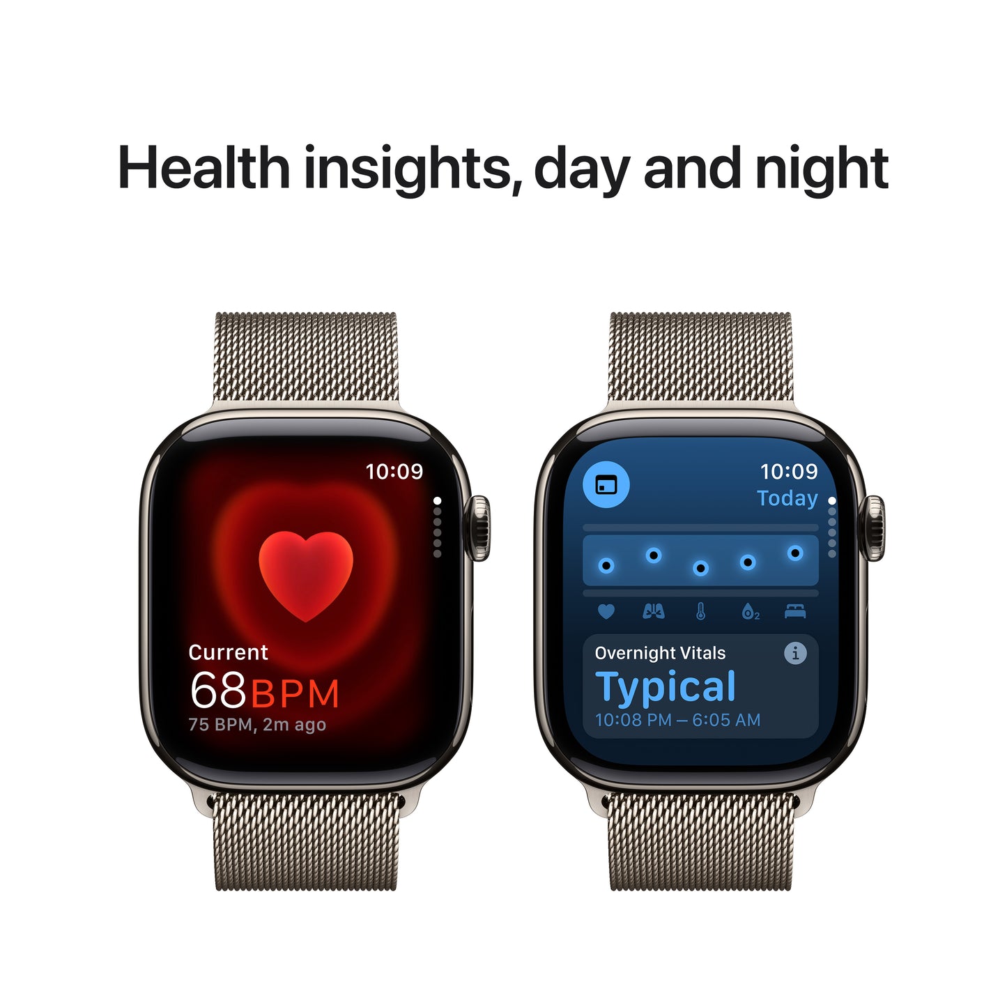 Apple Watch Series 10 GPS + Cellular 42mm přírodní titanové pouzdro s přírodním milánským tahem - iSTYLE CZ