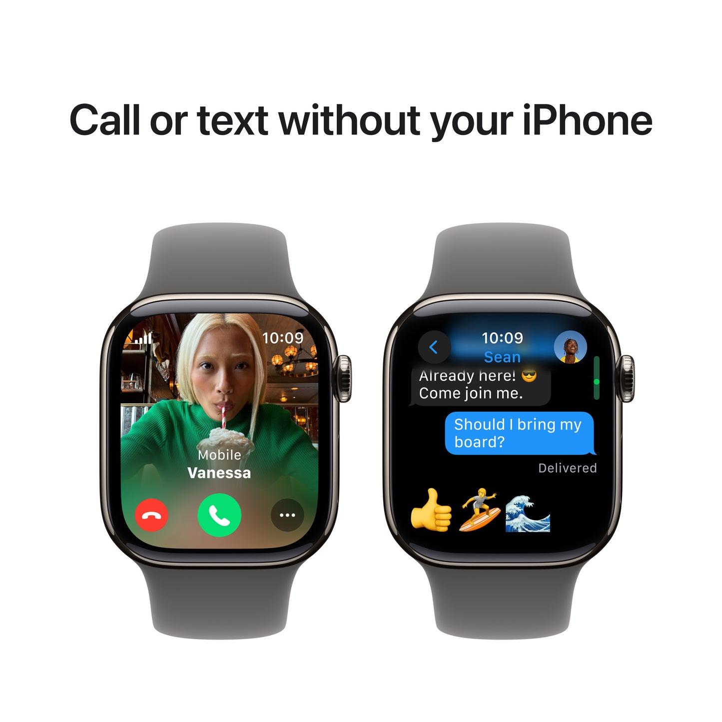 Apple Watch Series 10 GPS + Cellular 42mm přírodní titanové pouzdro se skálově šedým sportovním řemínkem - S/M - iSTYLE CZ