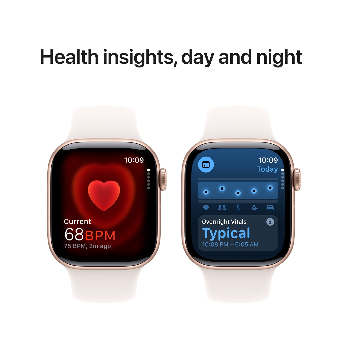 Apple Watch Series 10 GPS + Cellular 42mm růžově zlaté hliníkové pouzdro se světle ruměným sportovním řemínkem - S/M - iSTYLE CZ