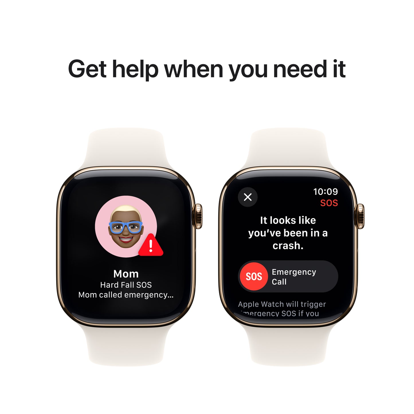 Apple Watch Series 10 GPS + Cellular 46mm zlaté titanové pouzdro s hvězdně bílým sportovním řemínkem - S/M - iSTYLE CZ