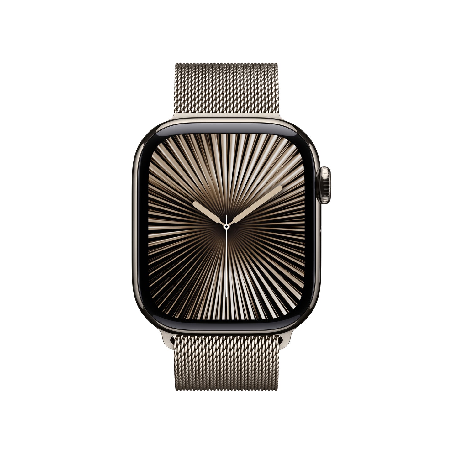 Apple Watch Series 10 GPS + Cellular 42mm přírodní titanové pouzdro s přírodním milánským tahem - iSTYLE CZ