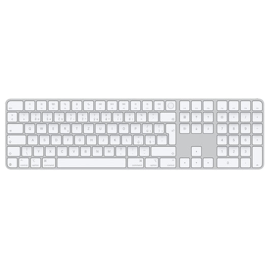 Apple Apple Magic Keyboard s Touch ID a číselnou klávesnicí pro Macy s čipem Apple – český – bílé klávesy - iSTYLE CZ