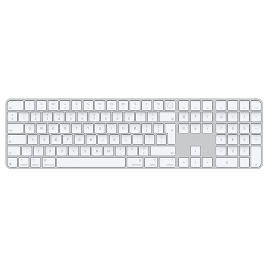 Apple Magic Keyboard s Touch ID a číselnou klávesnicí pro Macy s čipem Apple – anglický (mezinárodní) – bílé klávesy - iSTYLE CZ