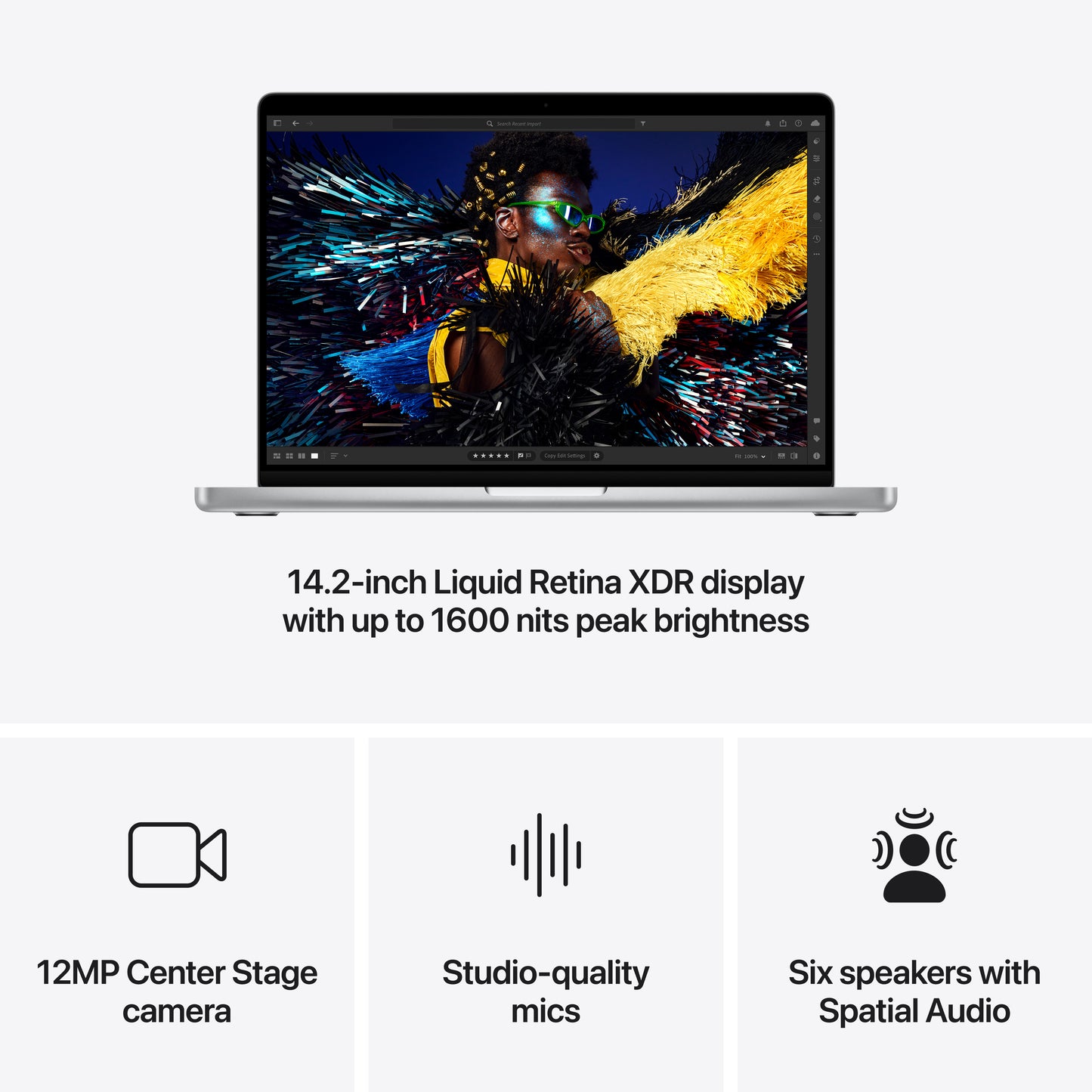 MacBook Pro 14,2", Apple M4 Pro 12jádrové CPU, 16jádrové GPU, 24GB, 512B SSD, CZ - stříbrný - iSTYLE CZ