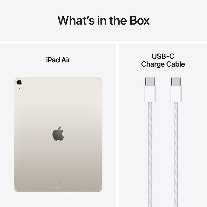 Apple 13palcový iPad Air Wi-Fi + Cellular 1TB - hvězdně bílý - iSTYLE CZ