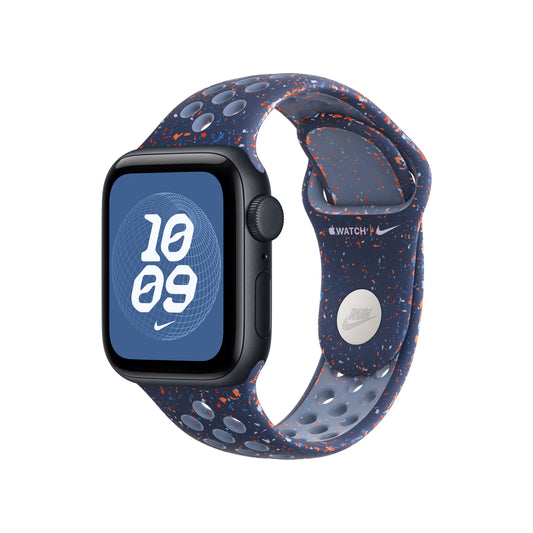 Řemínek pro Apple Watch 38/40/41 mm Apple Blue Ribbon sportovní Nike – M/L - iSTYLE CZ