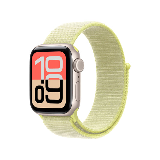 Řemínek pro Apple Watch 38/40/41 mm Apple neonově žlutý provlékací sportovní - iSTYLE CZ