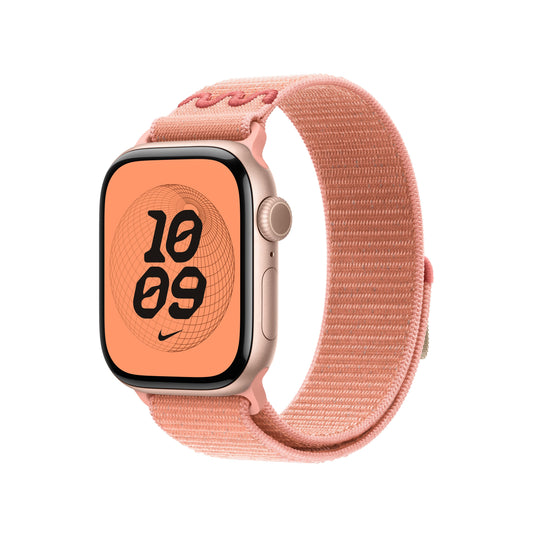 Řemínek pro Apple Watch 38/40/41/42 mm Apple Alpenglow Pink provlékací sportovní Nike - iSTYLE CZ