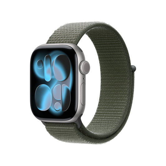 Řemínek pro Apple Watch 38/40/41/42 mm Apple piniově zelený provlékací sportovní - iSTYLE CZ
