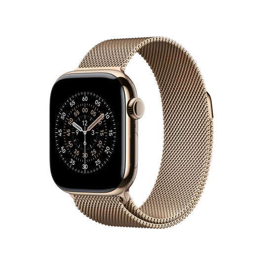 Řemínek pro Apple Watch 38/40/41/42 mm Apple zlatý milánský tah - iSTYLE CZ