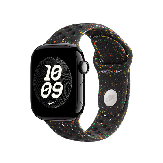 Řemínek pro Apple Watch 38/40/41/42 mm Apple Midnight Black sportovní Nike - S/M - iSTYLE CZ