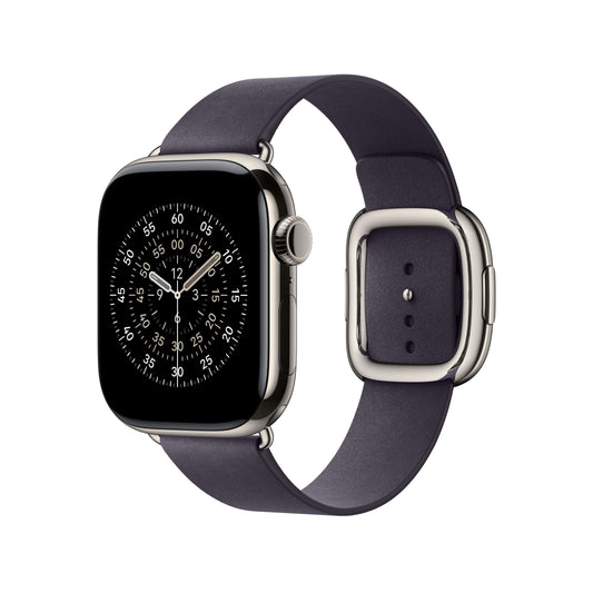 Řemínek pro Apple Watch 38/40/41/42 mm Apple půlnočně fialový s moderní přezkou - malý - iSTYLE CZ