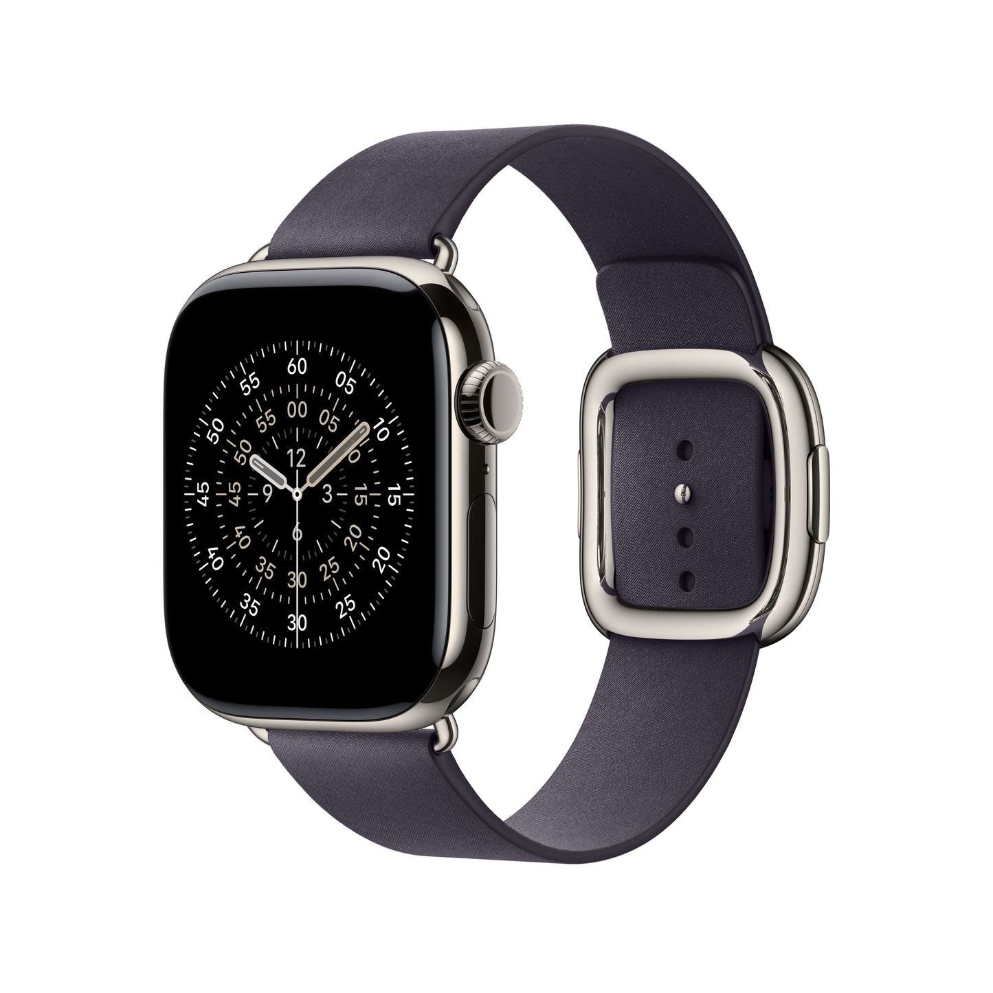 Řemínek pro Apple Watch 38/40/41/42 mm Apple půlnočně fialový s moderní přezkou - velký - iSTYLE CZ