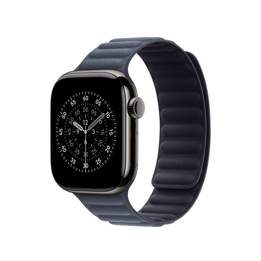 Řemínek pro Apple Watch 38/40/41/42 mm Apple námořnicky modrý magnetický tah - S/M - iSTYLE CZ