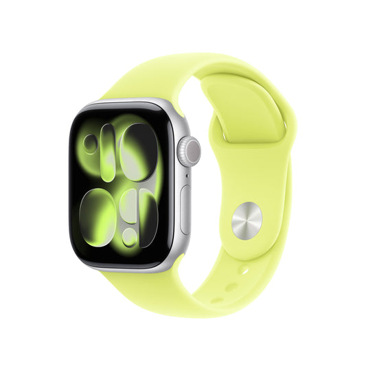 Řemínek pro Apple Watch 38/40/41/42 mm Apple neonově žlutý sportovní - M/L - iSTYLE CZ