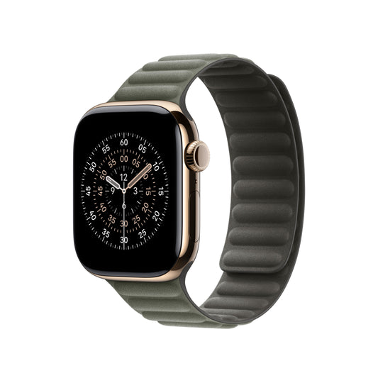 Řemínek pro Apple Watch 38/40/41/42 mm Apple šalvějově šedý magnetický tah - S/M - iSTYLE CZ