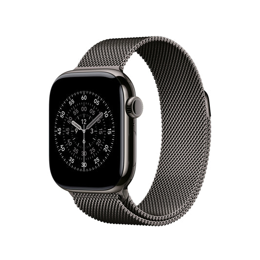 Řemínek pro Apple Watch 38/40/41/42 mm Apple břidlicově šedý milánský tah - iSTYLE CZ