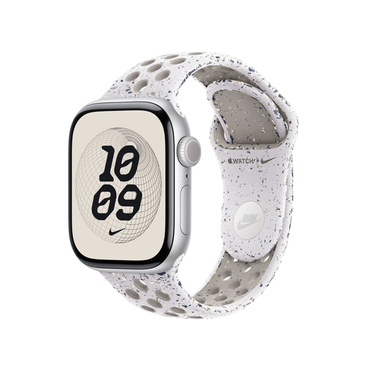 Řemínek pro Apple Watch 38/40/41/42 mm Apple Veiled Grey sportovní Nike - M/L - iSTYLE CZ