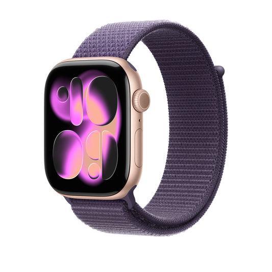 Řemínek pro Apple Watch 44/45/46/49 mm Apple mlžně fialový provlékací sportovní - iSTYLE CZ