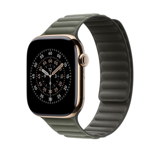 Řemínek pro Apple Watch 44/45/46/49 mm Apple šalvějově šedý magnetický tah - M/L - iSTYLE CZ