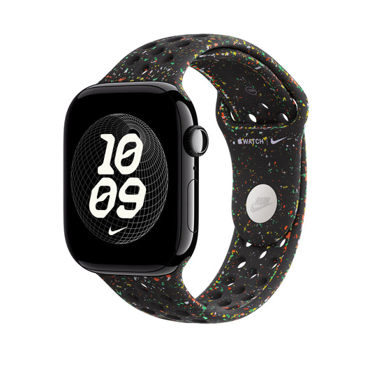 Řemínek pro Apple Watch 44/45/46/49 mm Apple Midnight Black sportovní Nike - S/M - iSTYLE CZ