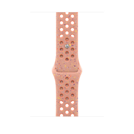 Řemínek pro Apple Watch 44/45/46/49 mm Apple Alpenglow Pink sportovní Nike - M/L - iSTYLE CZ