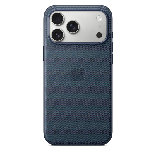 Kryt na iPhone 17 Pro Max z tkaniny TechWoven Apple s MagSafe - modrý - iSTYLE CZ